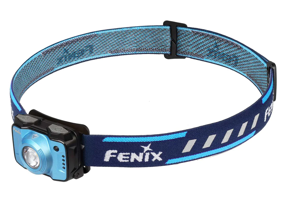 Челник Fenix - HL12R, 400 lm, вградена 1000 mAh батерия, IP66 защита, син
