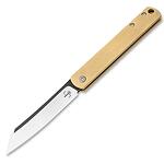 Джобен нож Boker Plus - Zenshin 42 Brass, 7.5см острие, месингова дръжка