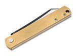 Джобен нож Boker Plus - Zenshin 42 Brass, 7.5см острие, месингова дръжка
