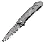 Джобен нож Boker Plus - Damascus Dominator, 8.4см острие, дамаска стомана