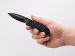 Джобен нож Boker Plus - BHQ AKS-74 Mini Black Dagger, 6.35см острие, алуминиева дръжка