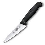 Универсален кухненски нож Victorinox - Fibrox, 12см острие, черен