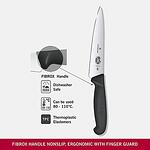 Универсален кухненски нож Victorinox - Fibrox, 15см острие, черен