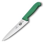 Универсален кухненски нож Victorinox - Fibrox, 19см острие, зелен
