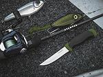Туристически нож Boker Magnum - Falun, 10см острие, зелен
