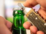 Джобен нож Böker Solingen - Wine Knife, 6см острие, отварачка и тирбушон, дръжка от дъбови бъчви