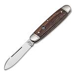 Джобен нож Boker Solingen - Club Knife Gentleman, 6.4см острие, дървена дръжка