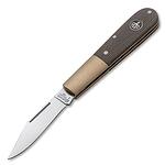 Джобен нож Boker Solingen - Barlow Expedition, 6.4см острие, дръжка от месинг и микарта
