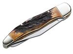 Джобен нож Boker Solingen - Hunters Knife Duo, 10см острие, дръжка от еленов рог