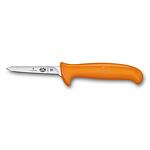 Нож за птици Victorinox - Fibrox, 8см скосено острие, оранжев
