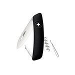 Швейцарско ножче SWIZA - D01, 7.5см острие, 6x функции, черно