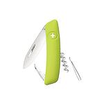 Швейцарско ножче SWIZA - D01, 7.5см острие, 6x функции, зелено