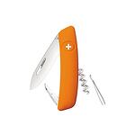 Швейцарско ножче SWIZA - D01, 7.5см острие, 6x функции, оранжево