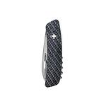 Швейцарско ножче SWIZA - D03 AllMatt Carbon Fiber, 7.5см острие, 11x функции