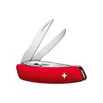 Швейцарско ножче SWIZA - D07, 7.5см острие, 12x функции, червено