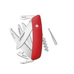 Швейцарско ножче SWIZA - D09, 7.5см острие, 13x функции, червено