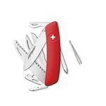 Швейцарско ножче SWIZA - D10, 7.5см острие, 13x функции, червено