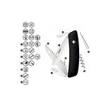 Швейцарско ножче SWIZA - TT05 Tick Tool, 7.5см острие, 12x функции, черно