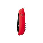 Швейцарско ножче SWIZA - D03, 7.5см острие, 11x функции, черно-червено