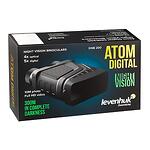 Бинокъл за нощно виждане Levenhuk - Atom Digital DNB200, 4x оптично и 5x цифрово увеличение, 3" дисплей, microSD слот