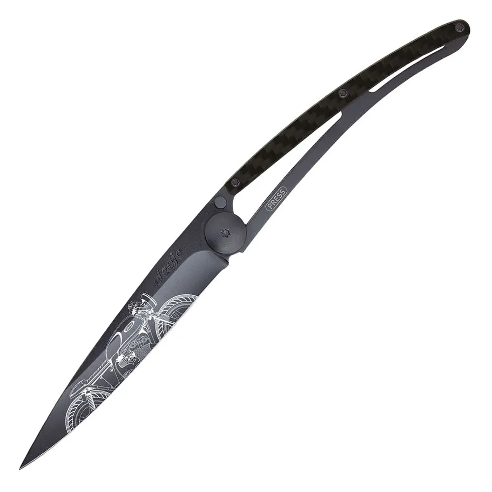 Сгъваем нож Deejo - Café Racer / Carbon fiber, 37g