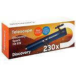 Телескоп Discovery - Spark 114 EQ, рефлекторен, 228x увеличение, 114мм апертура, с книга