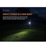 Фенер Fenix E01 V2.0 LED - черен