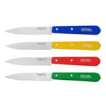 Комплект 4 ножа Opinel Office N112 дръжка бук в различни цветове