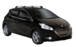 Аеродинамични греди Yakima Flush за Peugeot 208 2012-2019 година с 5 врати - Черни S25YB+K783
