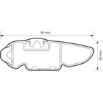 Стоманени товарни греди Nordrive Quadra 108 см. за автомобили със стандартни надлъжни греди