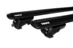 Черни Thule 7104 Wing EVO bars 108 см. за автомобили със стандартни надлъжни греди