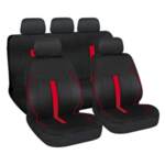 Speed Black-Red - Комплект Универсални Калъфки за предни и задни седалки