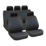 HIVE Black-Blue - Комплект Универсални Калъфки за предни и задни седалки