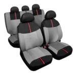 ARROW Black-Grey - Комплект Универсални Калъфки за предни и задни седалки