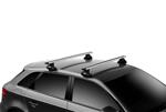 Товарни греди Thule 7105 Wingbar EVO Clamp Silver за модели без надлъжни греди