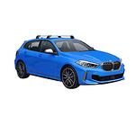 Сиви товарни греди Yakima Flush за BMW 1 серия (F40) от 2019 година и нагоре