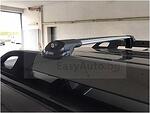 Сиви аеродинамични товарни греди Turtle AIR1 за Nissan Pathfinder модел от 2005 до 2012 година