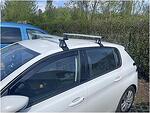 Аеродинамични Алуминиеви греди Cruz Airo T за Peugeot 308 Hatchback модел от 2013 до 2021 година