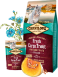 CARNILOVE Fresh Храна за кастрирани котки с шаран и пъстърва