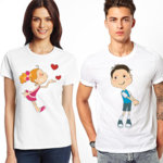 Тениски за двойки Boy and girl N1059