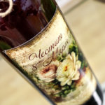 Вино с празничен етикет “Честит 8-ми март”
