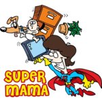 Дамска Тениска – “Super Mama / Супер Мама”