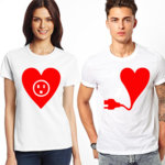 Тениски за двойки Contact Love N1064