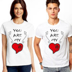 Тениски за двойки You are my heart