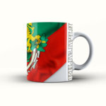 Керамична чаша България с герб и трикольор