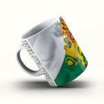 Керамична чаша България с герб и трикольор
