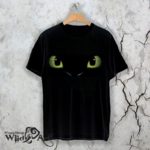 Тениска за Хелоуин Cat eyes W31