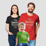 Коледни семейни тениски - Santa's favorite chr1918