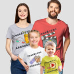 Комплект тениски – семейство киномани