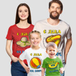 Комплект тениски – С деца на море